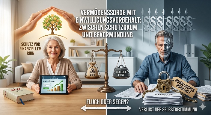 Vermögenssorge mit Einwilligungsvorbehalt: Zwischen Schutzraum und Bevormundung